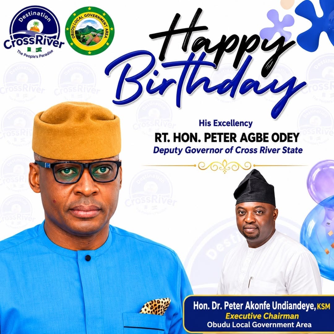 OBUDU LGA CHAIRMAN FELICITATES DEPUTY GOVERNOR ON BIRTHDAY CELEBRATION