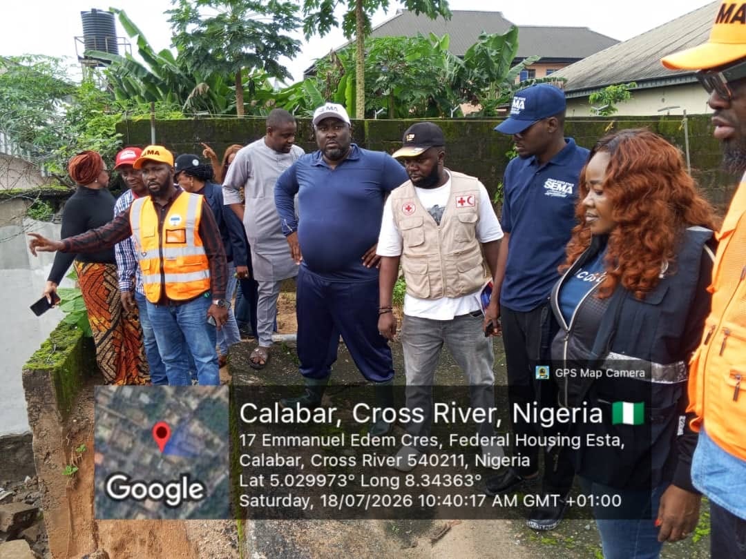 NEMA, CR-SEMA Conduct Joint Assessment of Flood, Landslide-Hit Communities in Calabar