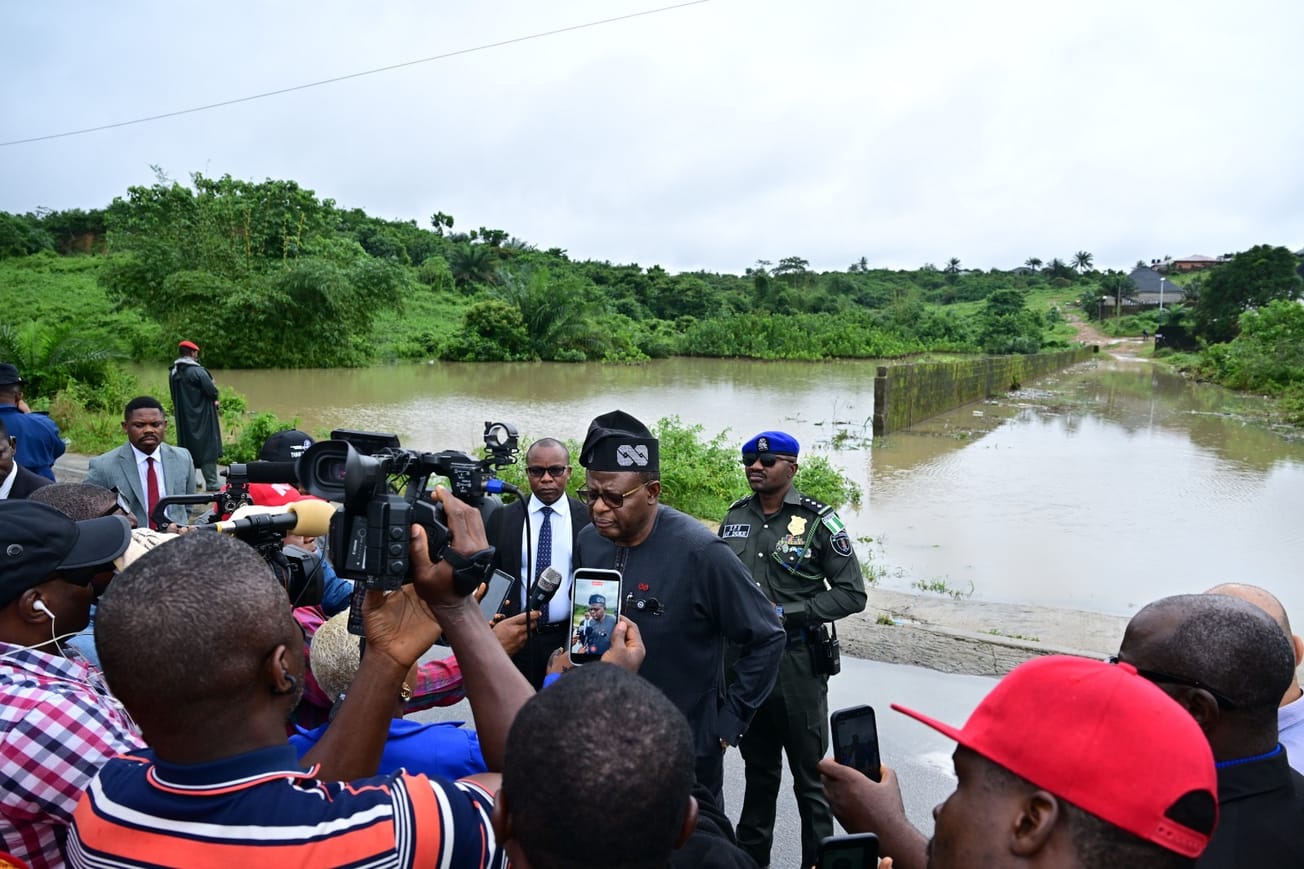 Floods: Gov. Otu Orders Immediate Intervention, Warns Against Building on Drainage Channels