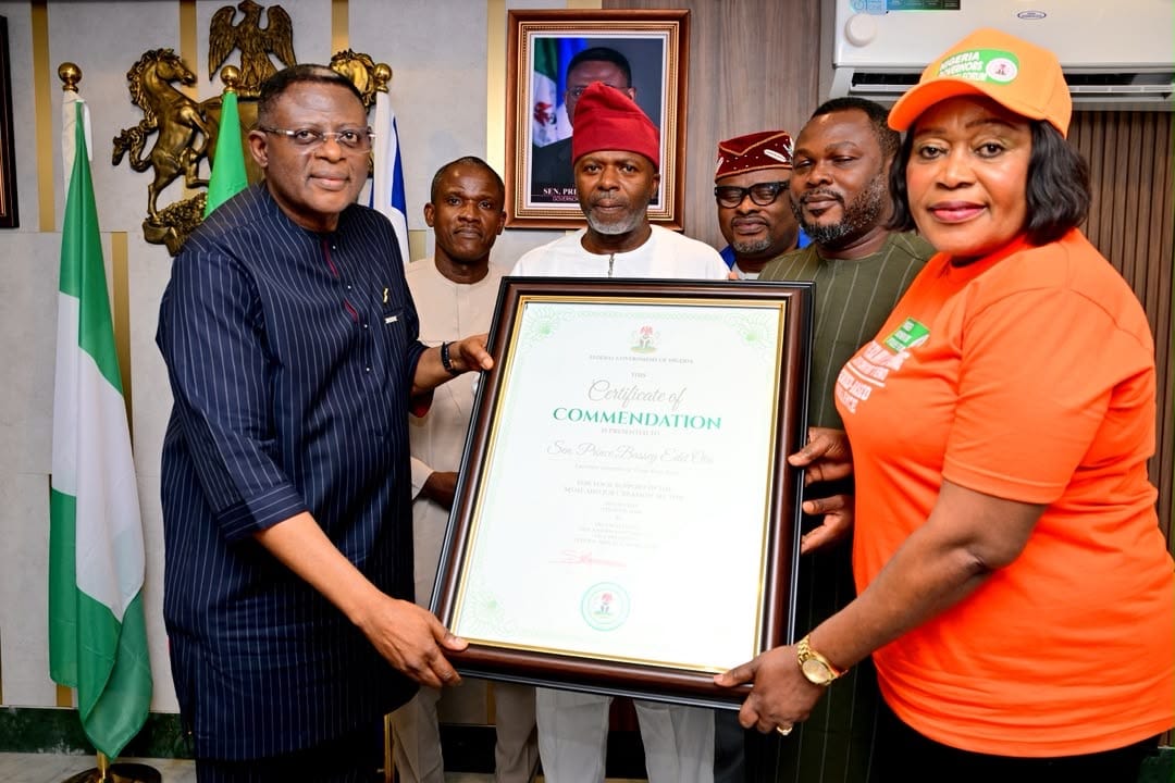 Gov. Otu Receives Presidency’s Most MSME-Friendly Governor Award